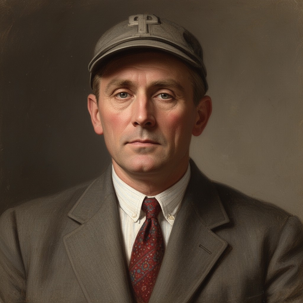 AI-generated illustration of John McGraw