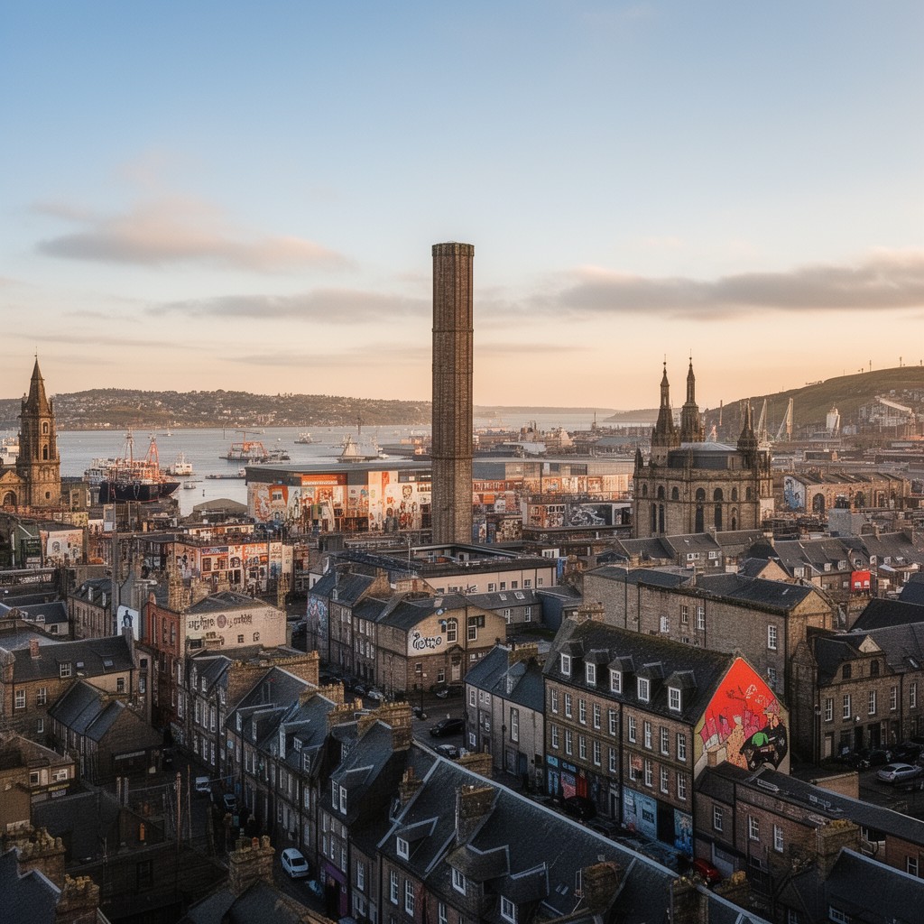AI-generated illustration of Dundee