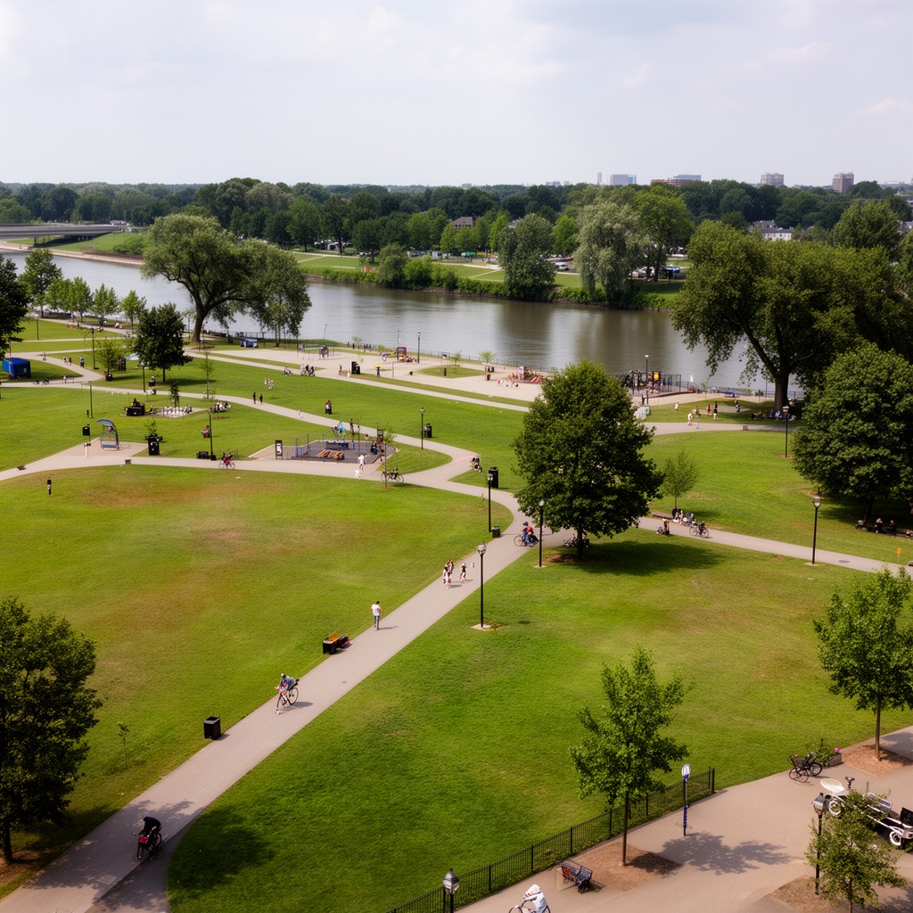 AI-generated illustration of Johnson Park