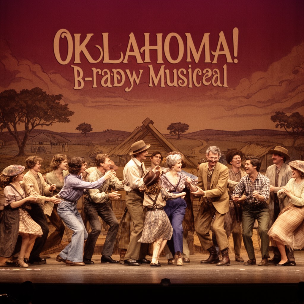 AI-generated illustration of Oklahoma! (stage production)