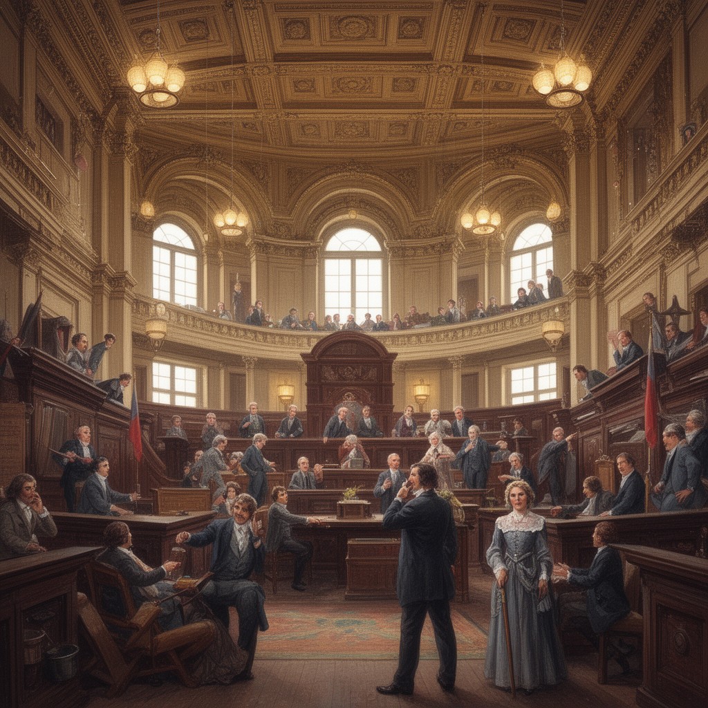 AI-generated illustration of New Jersey General Assembly