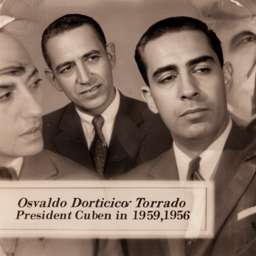 AI-generated illustration of Osvaldo Dorticós Torrado