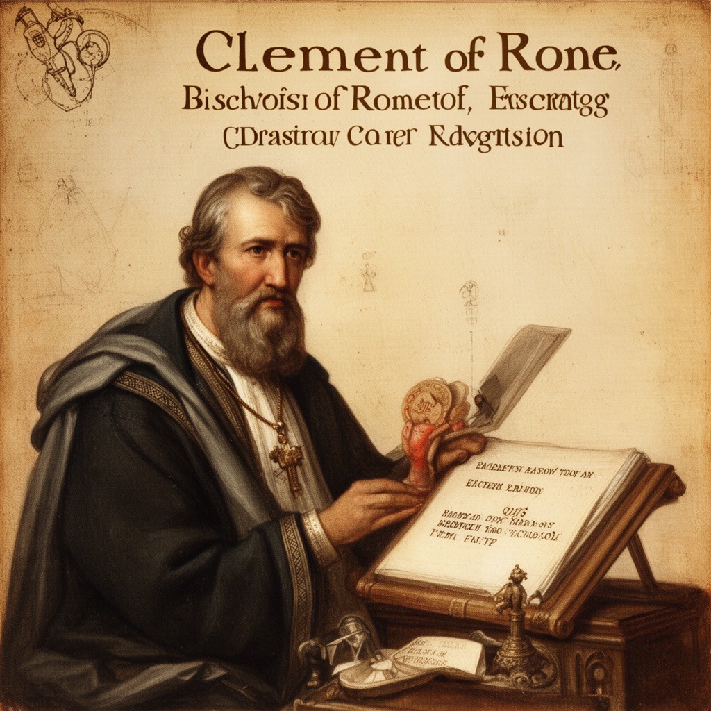 AI-generated illustration of Clement of Rome