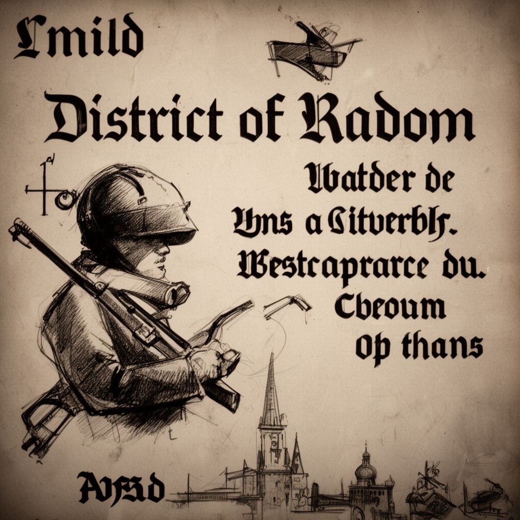 AI-generated illustration of District of Radom
