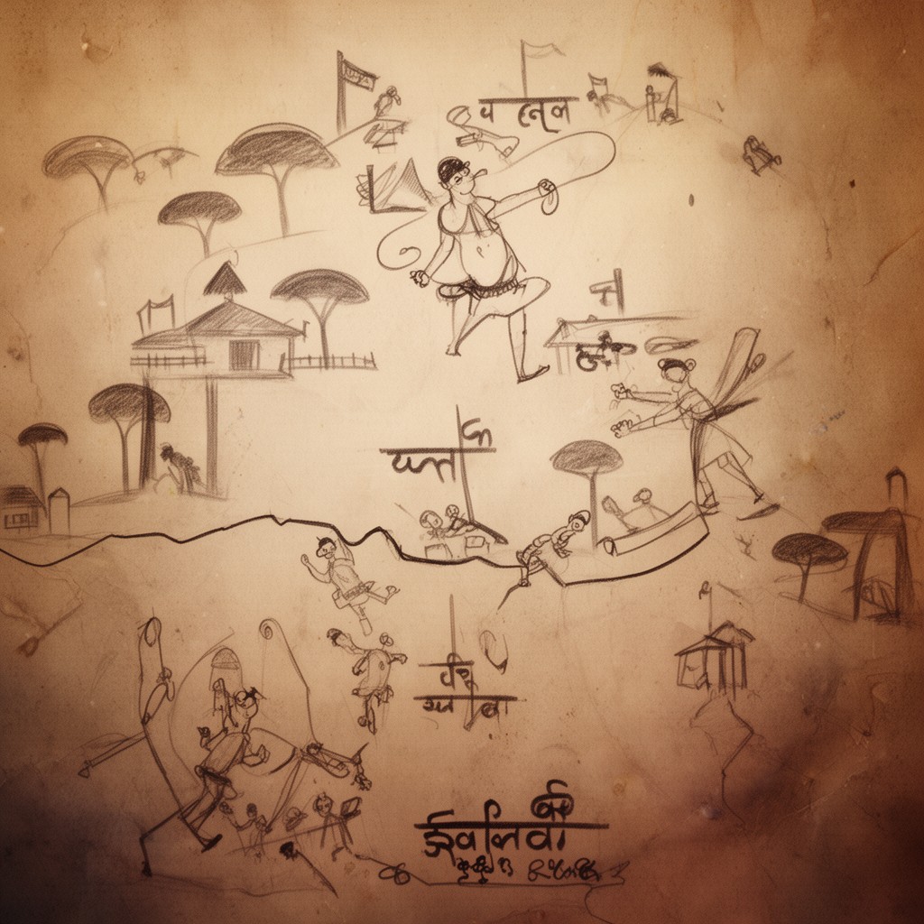 AI-generated illustration of Gondi