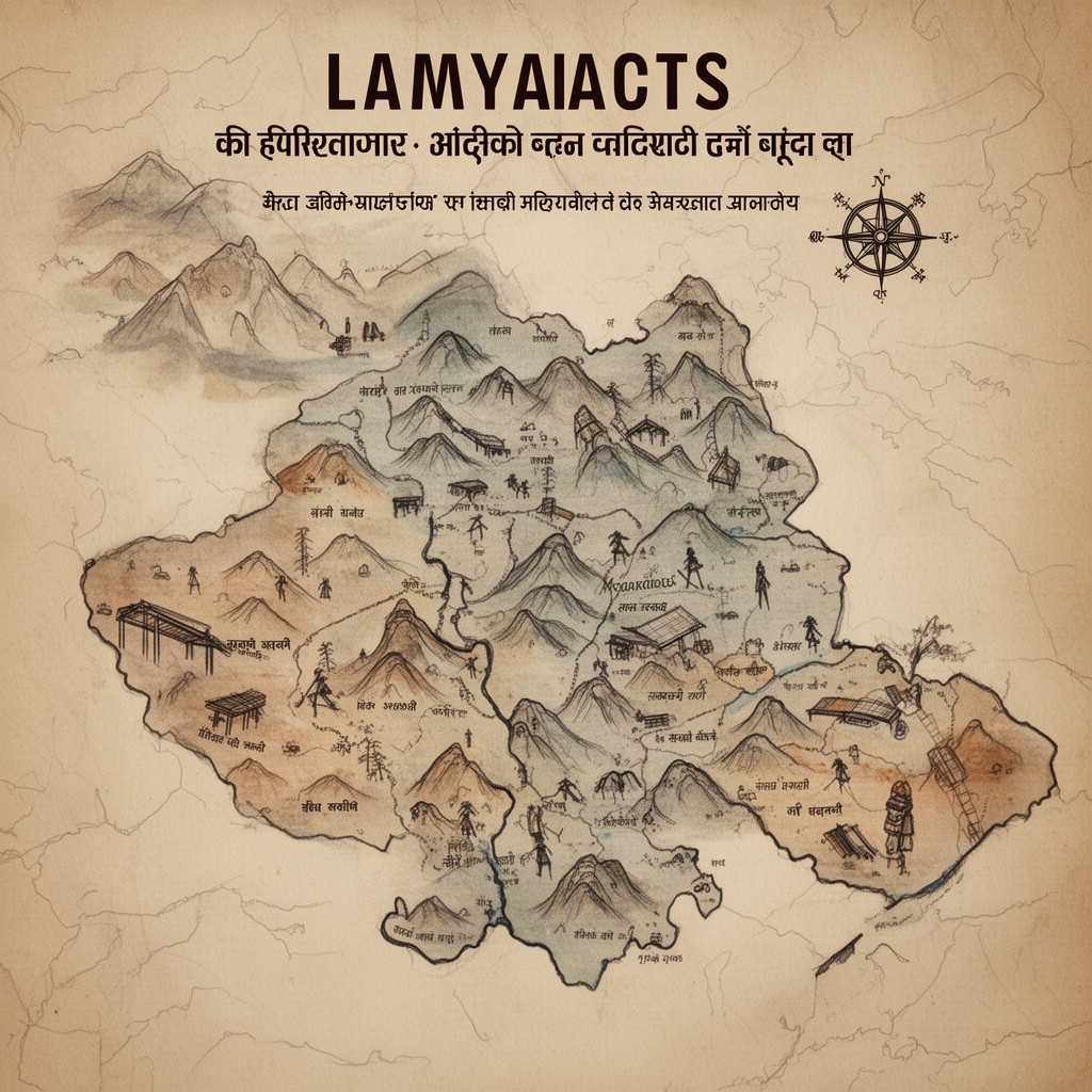 AI-generated illustration of Mahakoshal region