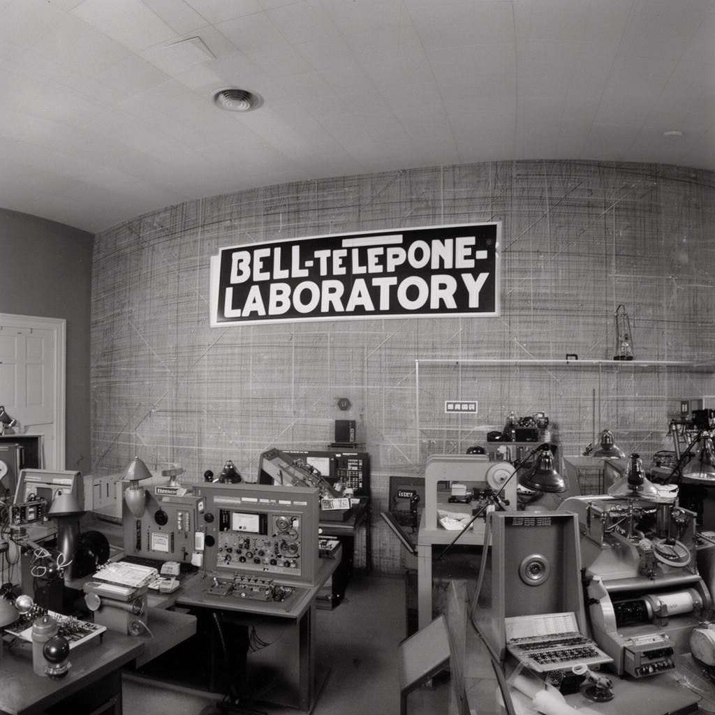 AI-generated illustration of Bell Telephone Laboratories