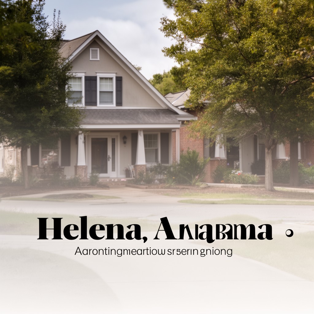 AI-generated illustration of Helena, Alabama