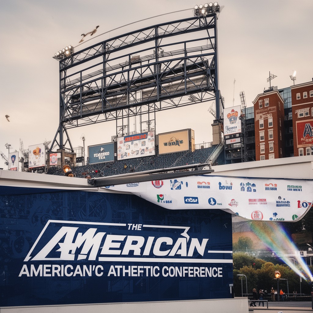 AI-generated illustration of American Athletic Conference
