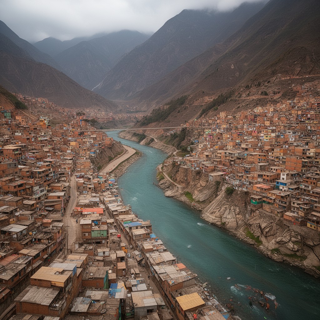 AI-generated illustration of Rímac River