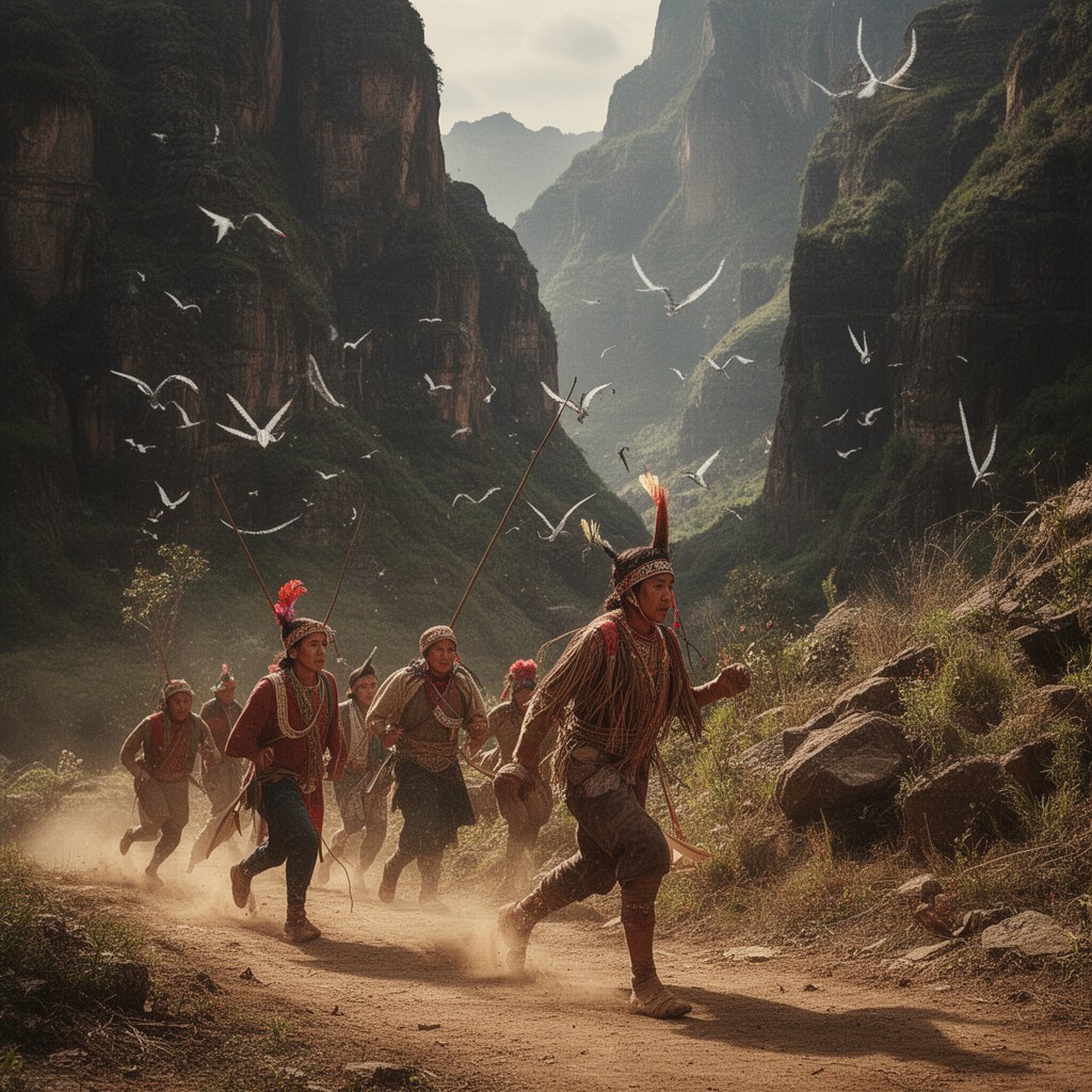 AI-generated illustration of Tarahumara
