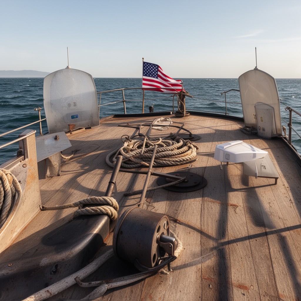 AI-generated illustration of U.S. civil ensign