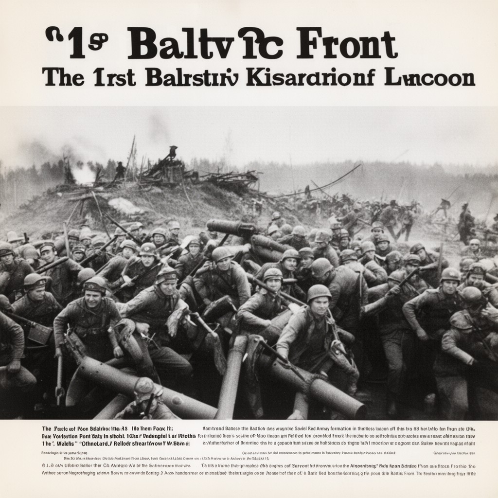 AI-generated illustration of 1st Baltic Front