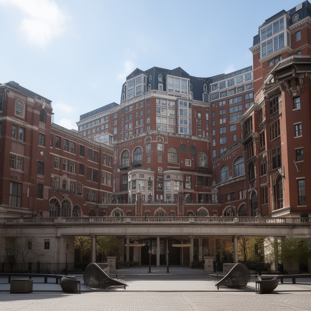 AI-generated illustration of Columbia Business School