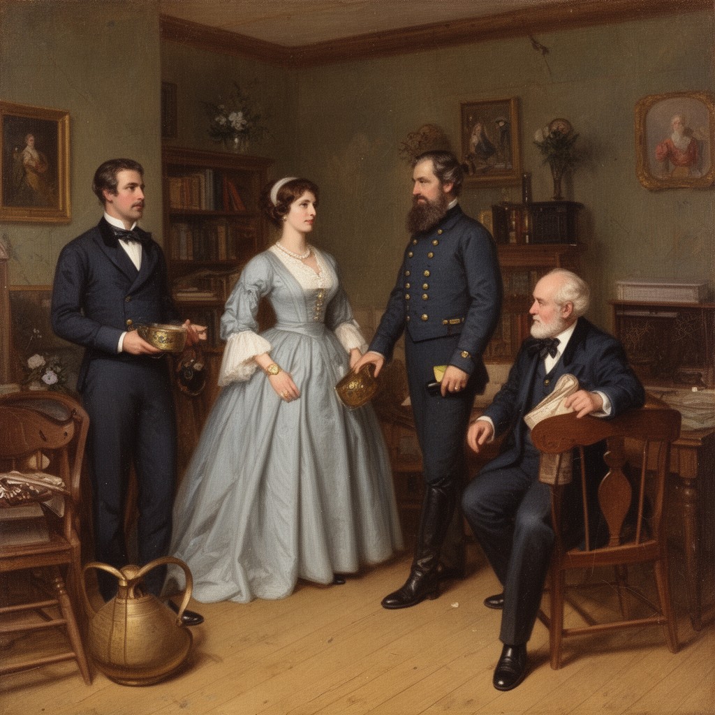 AI-generated illustration of Mary Anna Custis Lee