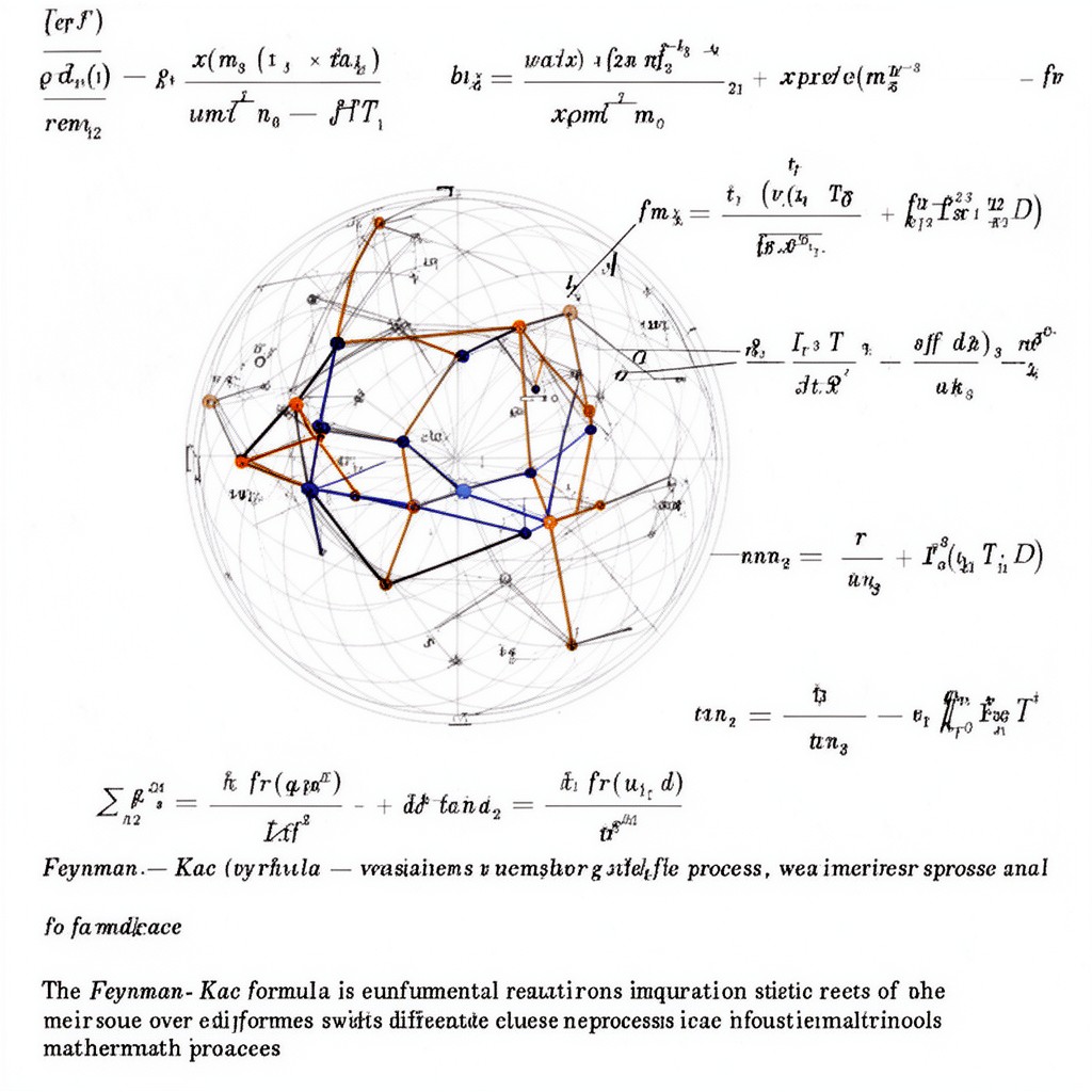 AI-generated illustration of Feynman–Kac formula