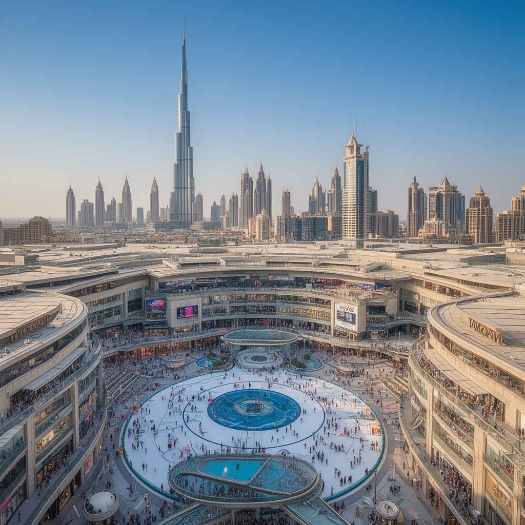 AI-generated illustration of Dubai Mall