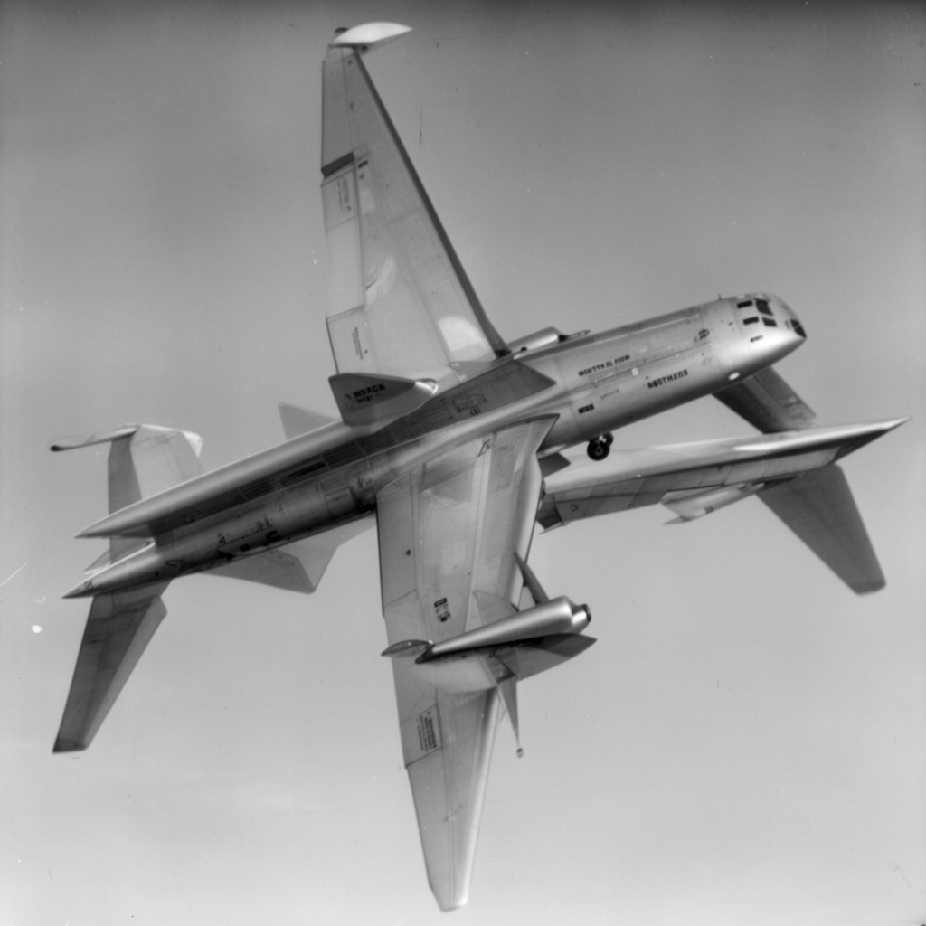 AI-generated illustration of Northrop X-21
