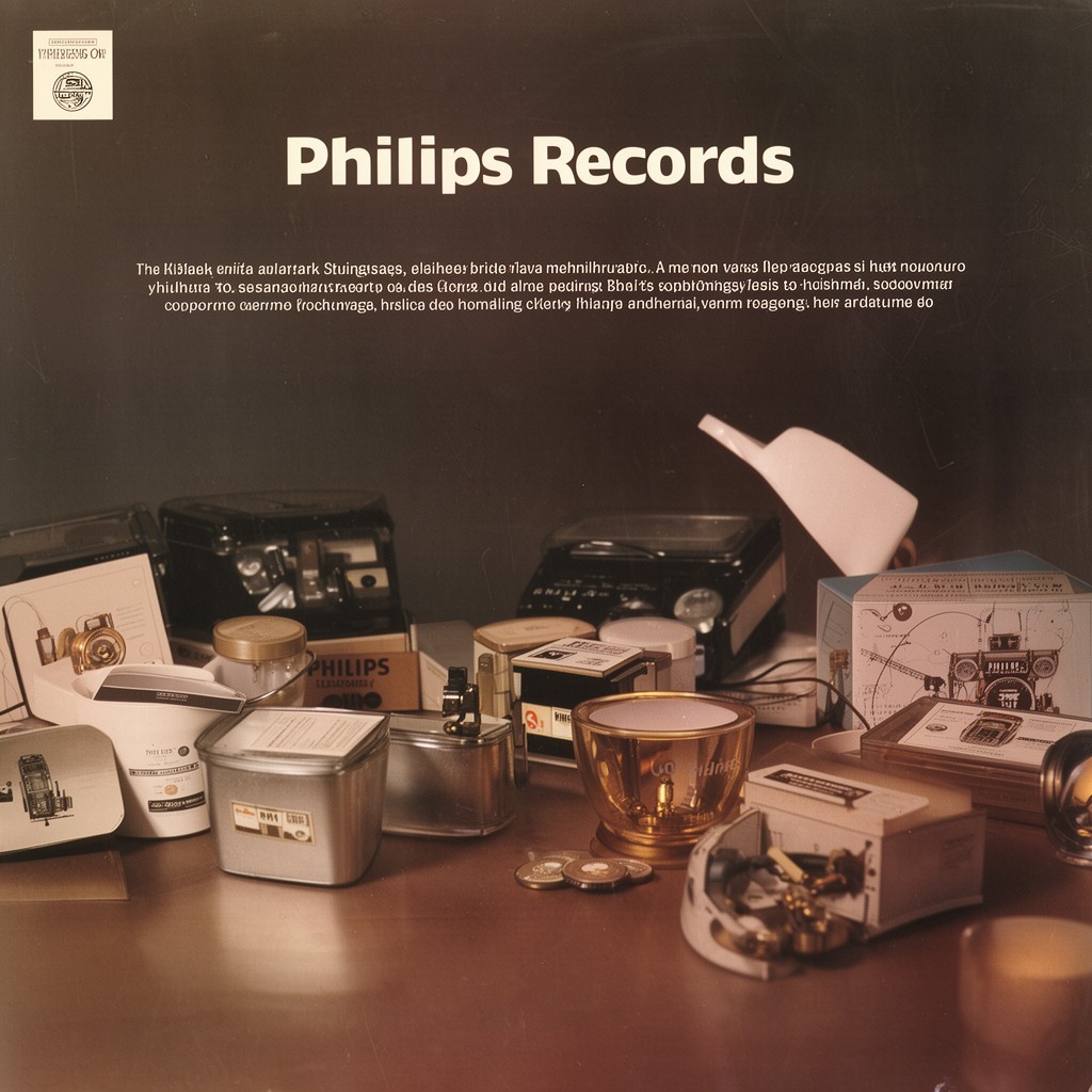 AI-generated illustration of Philips Records