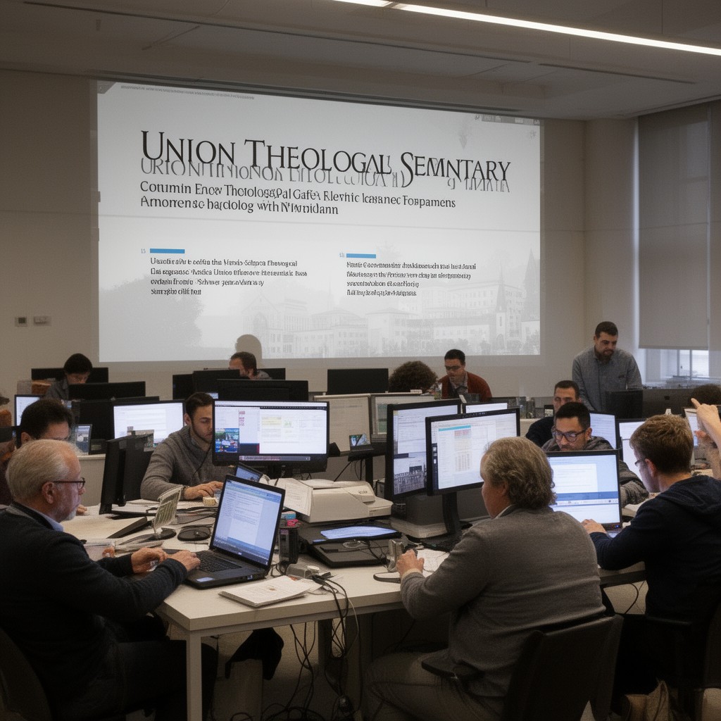 AI-generated illustration of Union Theological Seminary