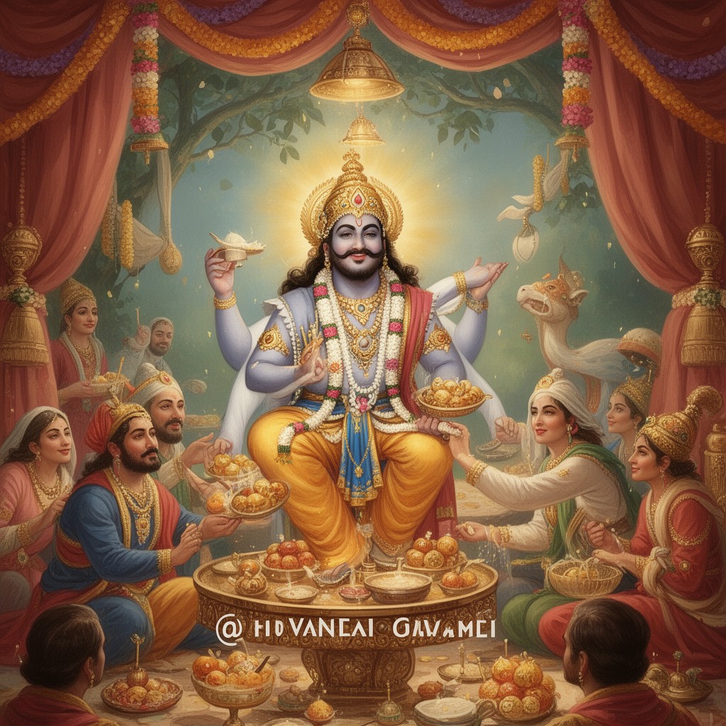 AI-generated illustration of Rama Navami