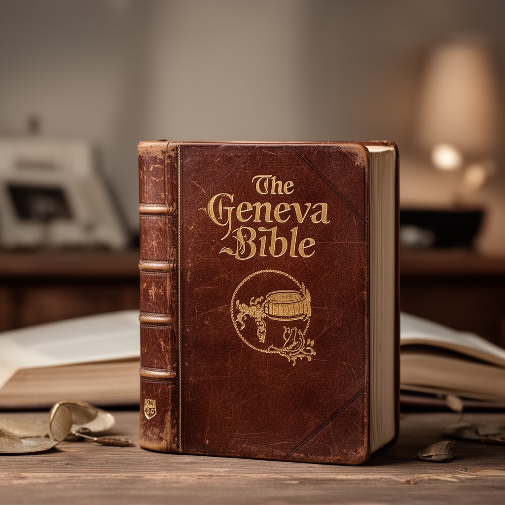 AI-generated illustration of Geneva Bible