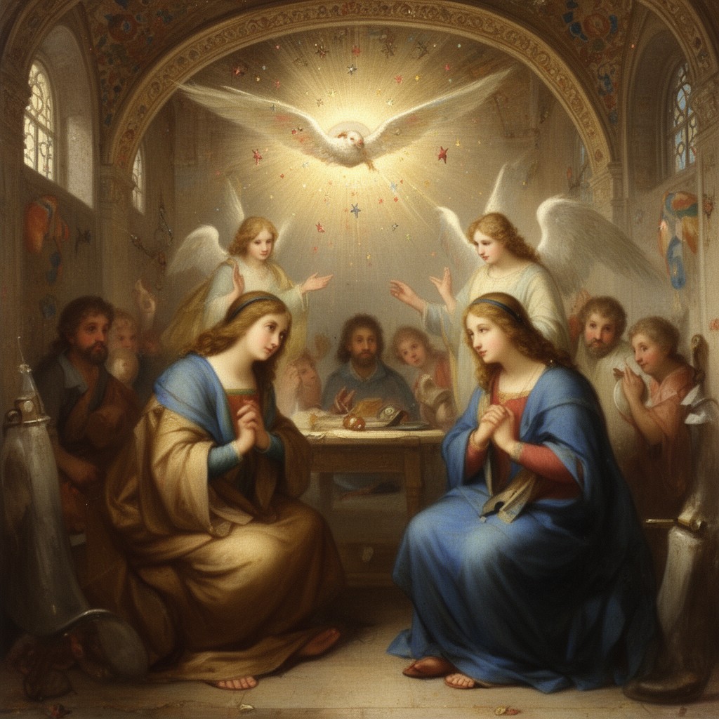 AI-generated illustration of Annunciation