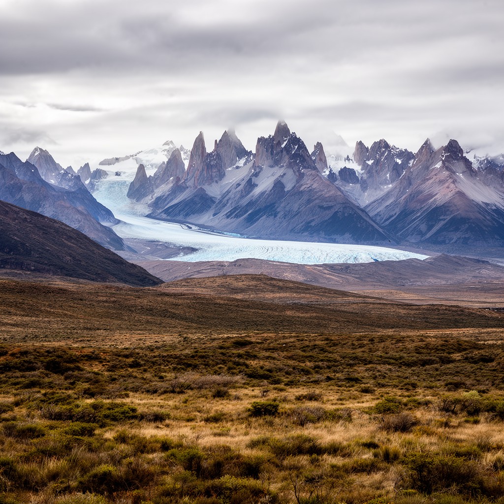 AI-generated illustration of Patagonia