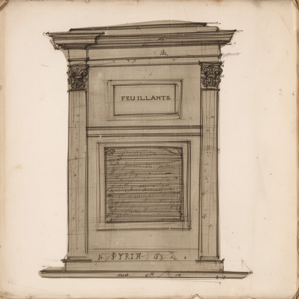 AI-generated illustration of Feuillants