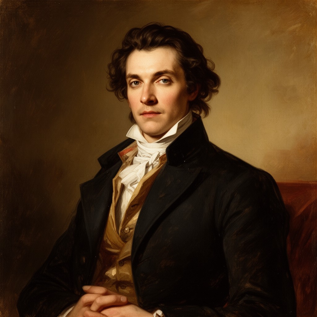 AI-generated illustration of Jean-Paul Marat