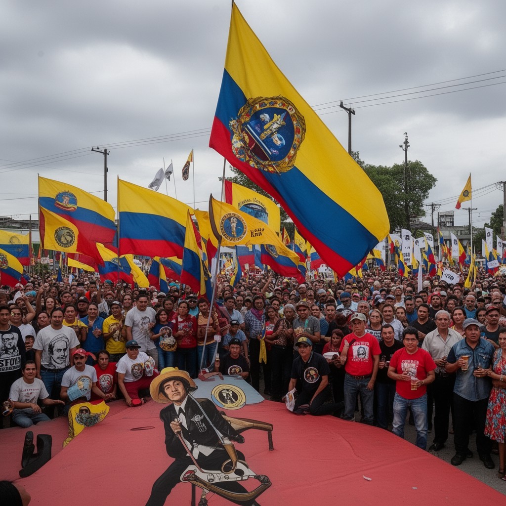 AI-generated illustration of Bolivarianism