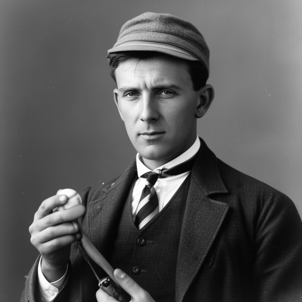 AI-generated illustration of Christy Mathewson