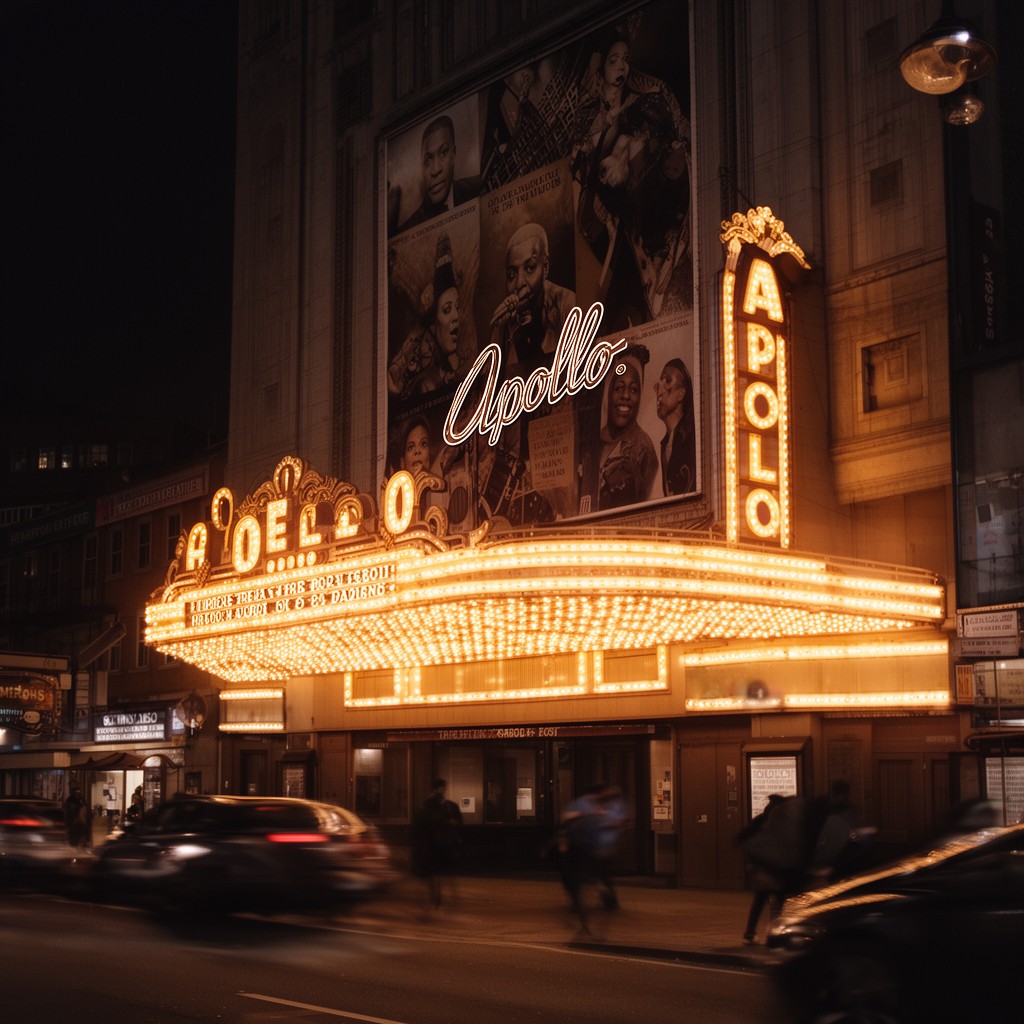 AI-generated illustration of Apollo Theater