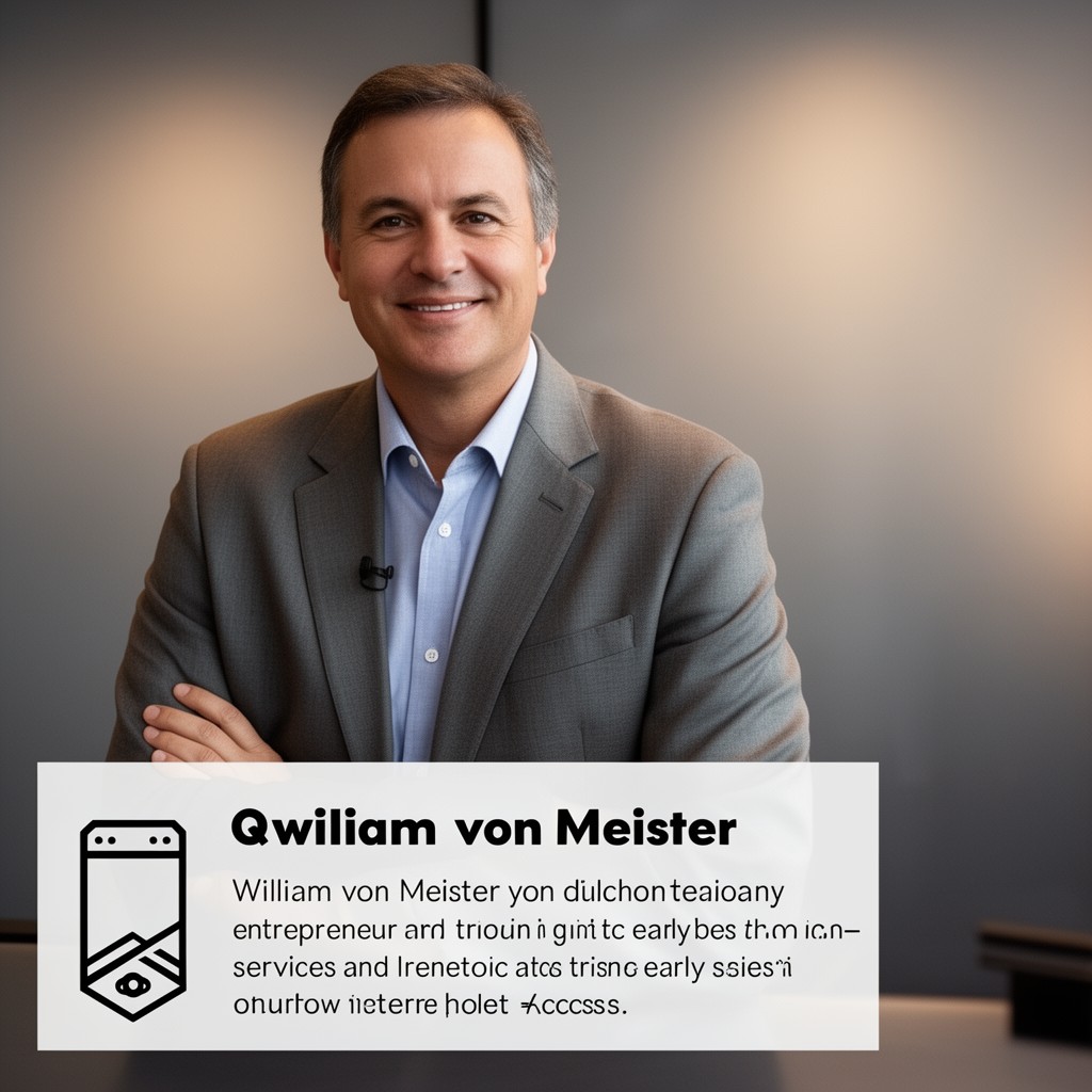 AI-generated illustration of William von Meister