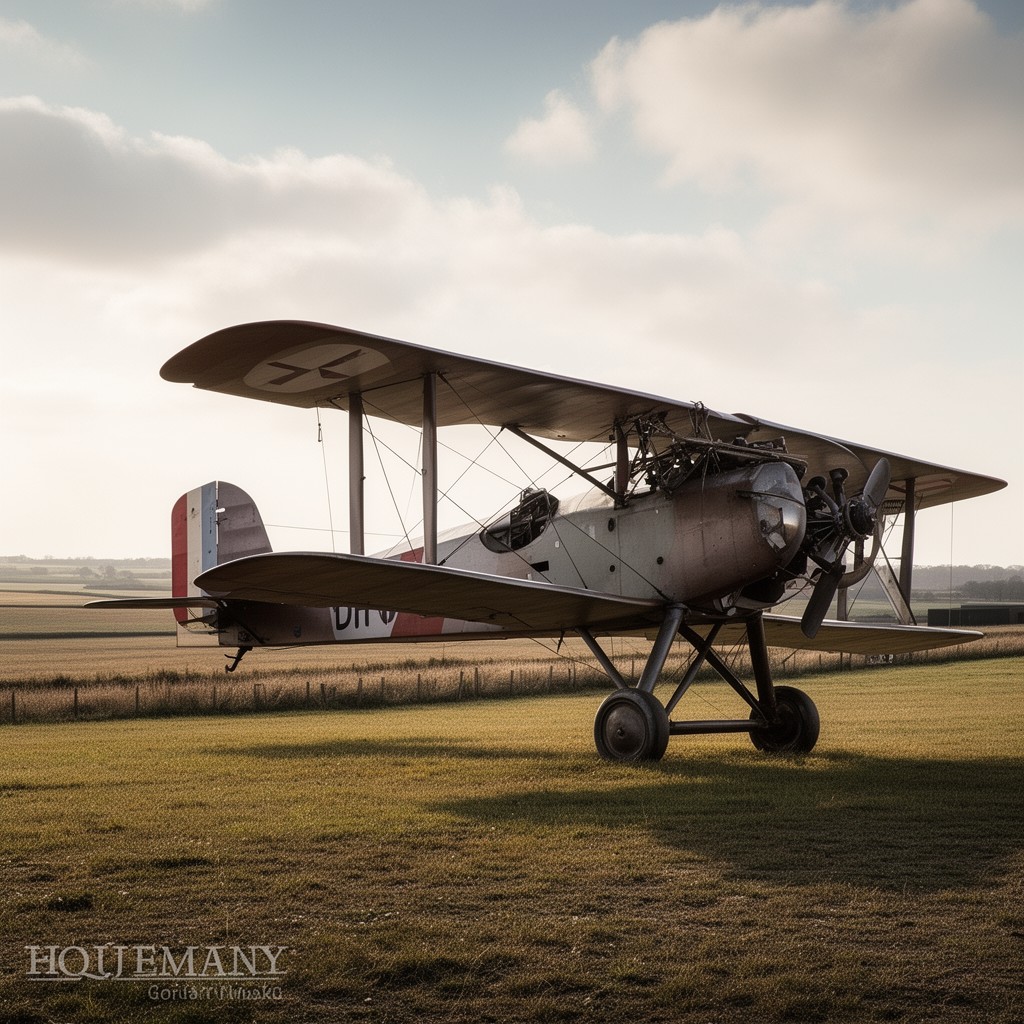 AI-generated illustration of Airco DH.4