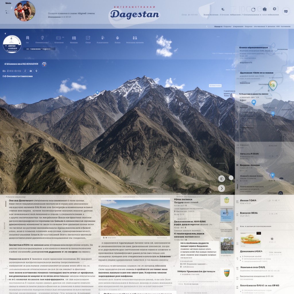 AI-generated illustration of Dagestan