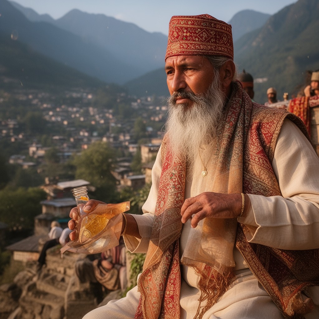 AI-generated illustration of Kashmiri Pandit