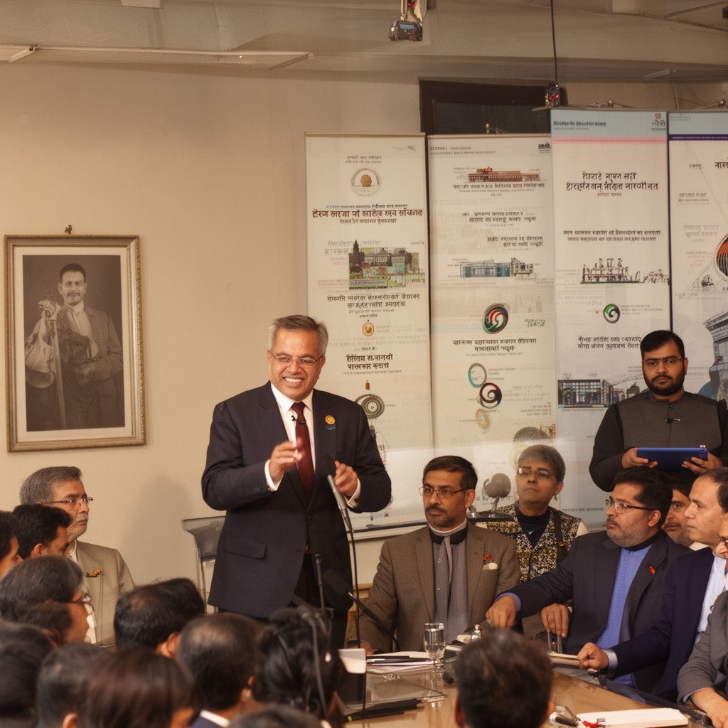 AI-generated illustration of Minister of External Affairs of India