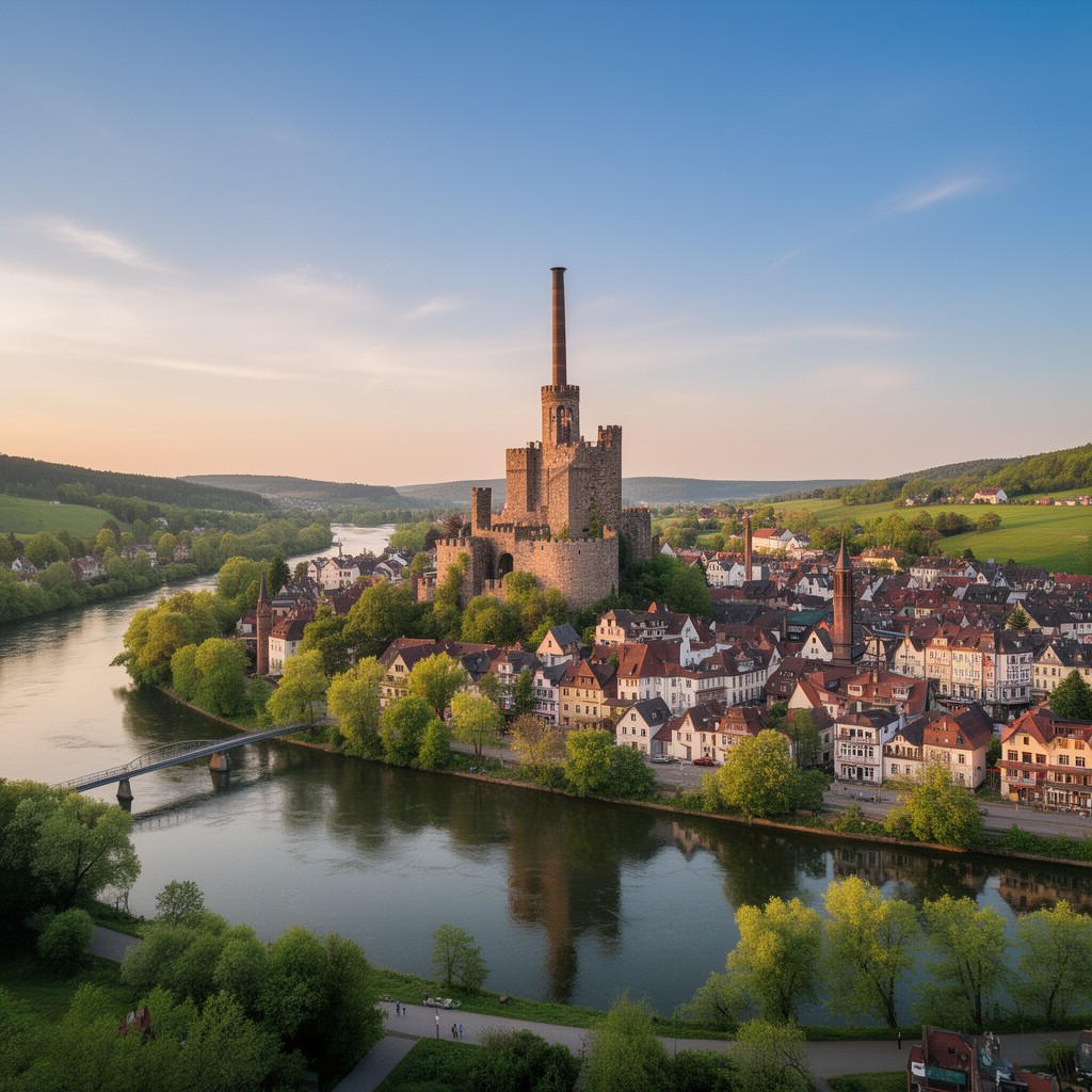 AI-generated illustration of Heidenheim an der Brenz