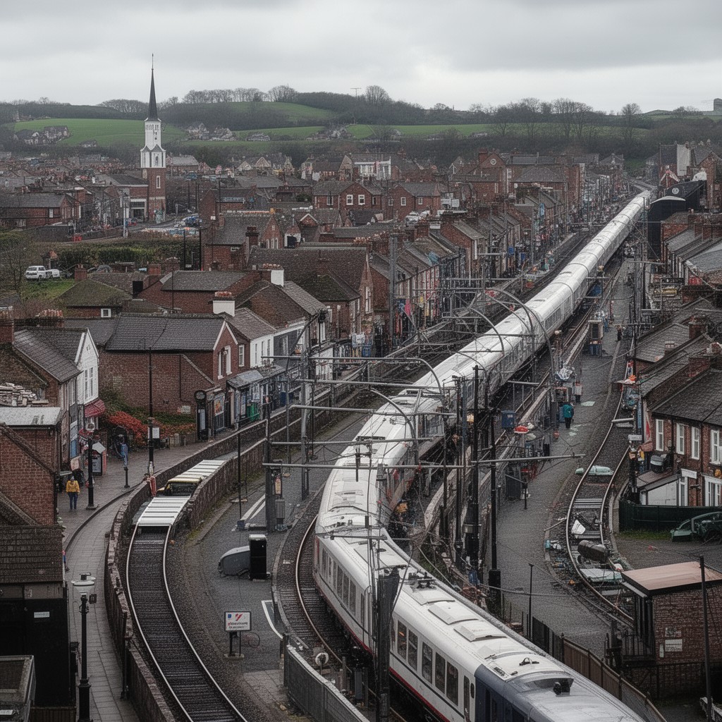 AI-generated illustration of Atherton line