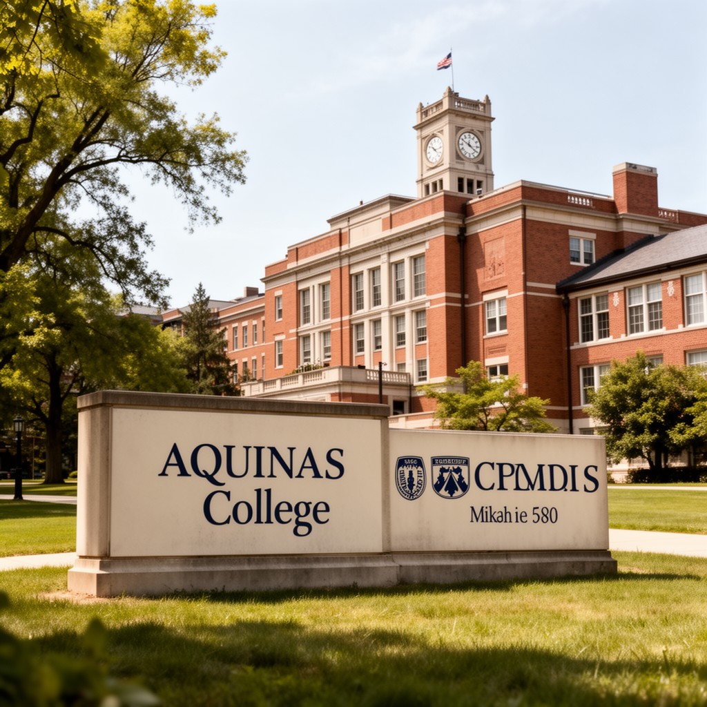 AI-generated illustration of Aquinas College
