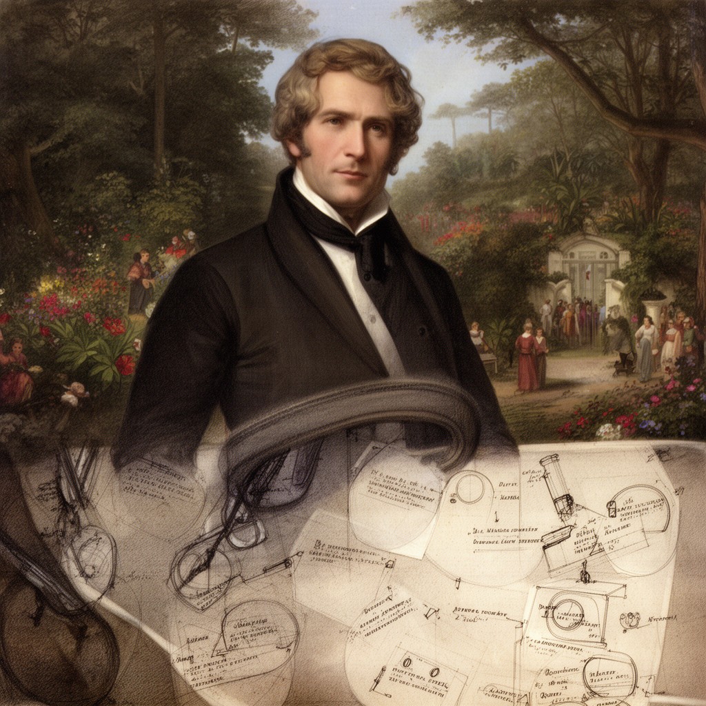 AI-generated illustration of Andrew Jackson Downing