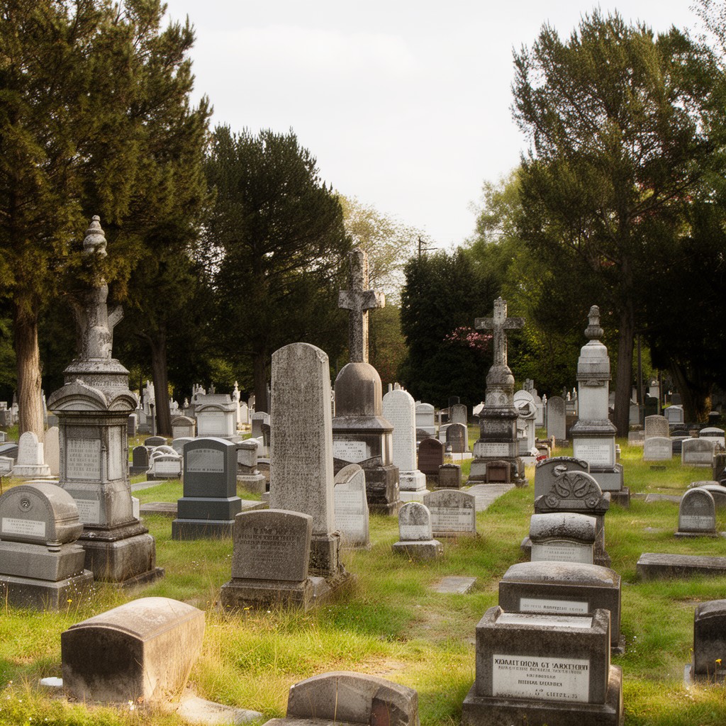 AI-generated illustration of Kensico Cemetery