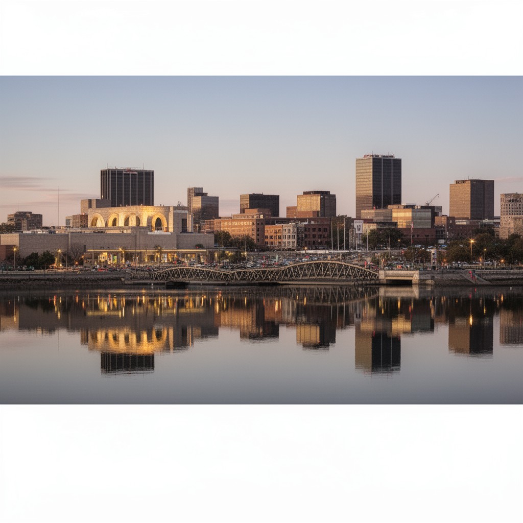 AI-generated illustration of Little Rock, Arkansas