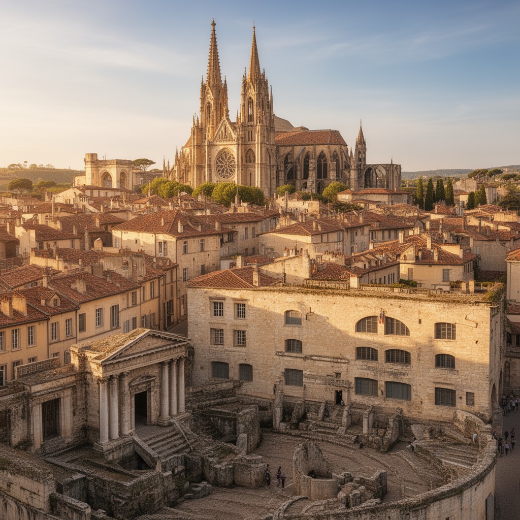 AI-generated illustration of Vienne