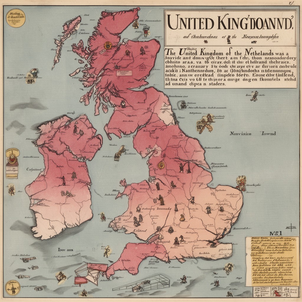 AI-generated illustration of United Kingdom of the Netherlands