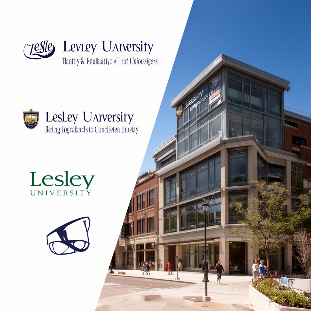 AI-generated illustration of Lesley University