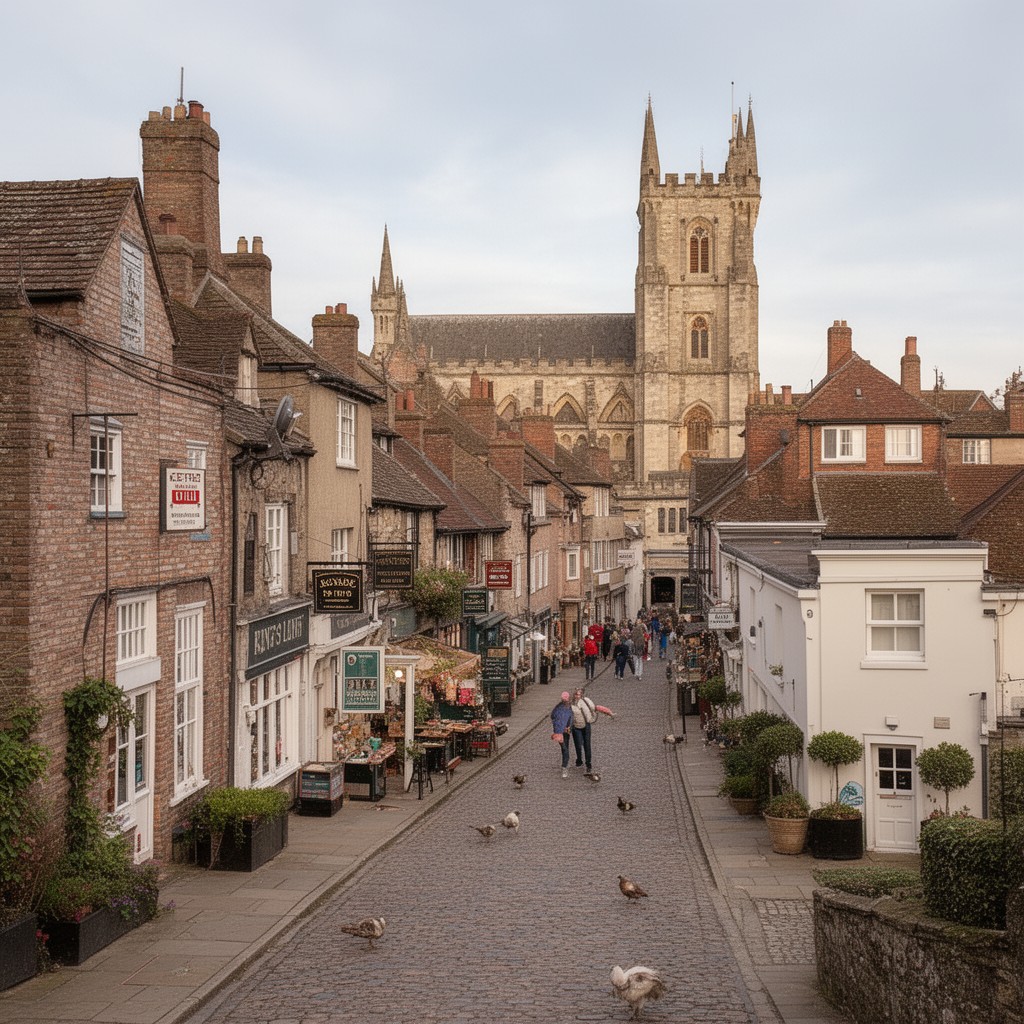 AI-generated illustration of King's Lynn