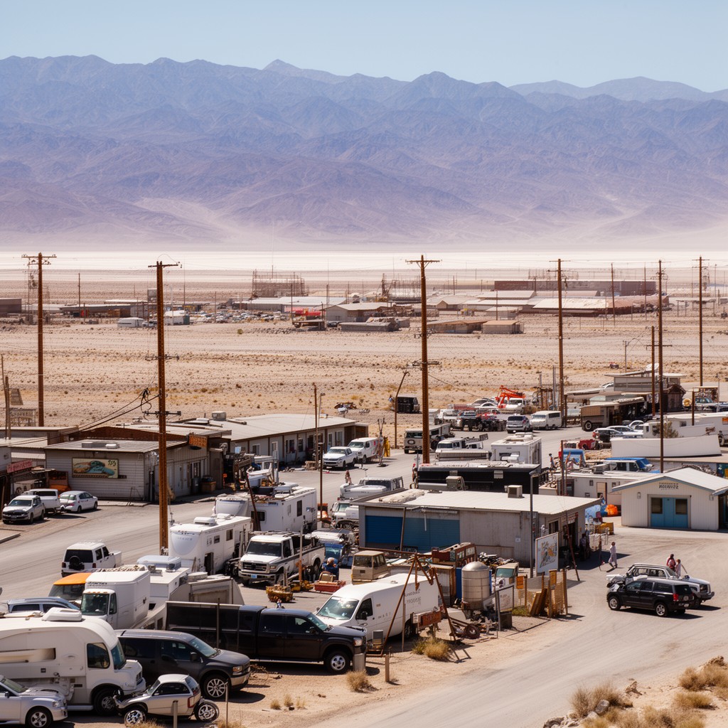AI-generated illustration of Furnace Creek
