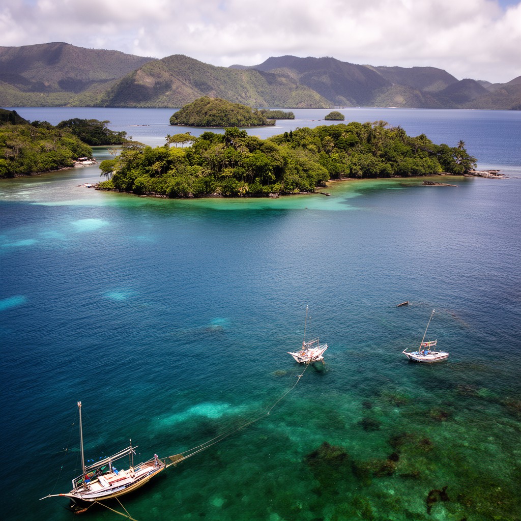 AI-generated illustration of Nggela Islands